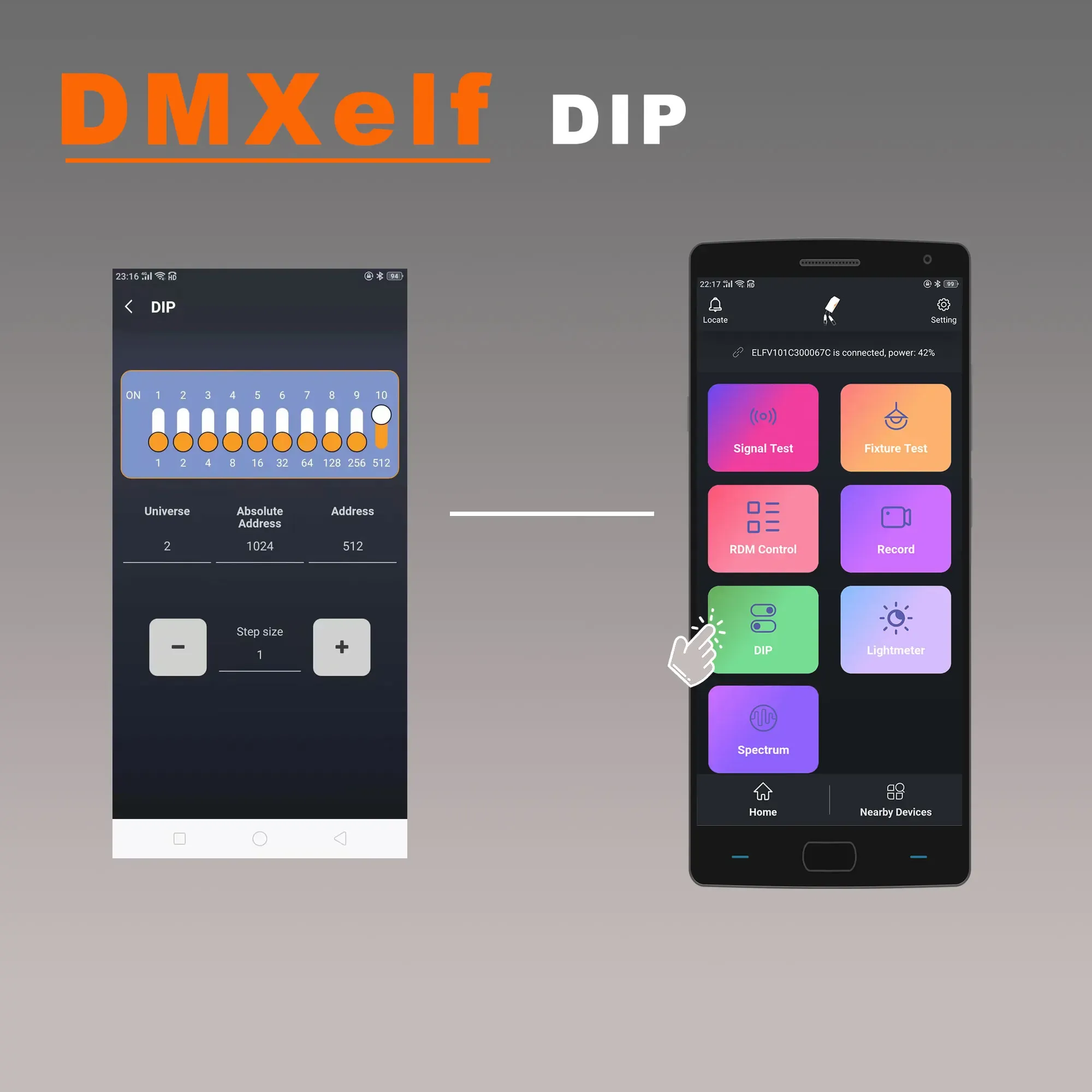 Многофункциональный DMX-тестер DMXelf 3pin Bluetooth (Android, IOS) купить,  цена за Штука